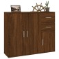 vidaXL Sideboard Braun Eichen-Optik 91x29,5x75 cm Holzwerkstoff vidaXL Sideboard Braun Eichen-Optik 91x29,5x75 cm Holzwerkstoff