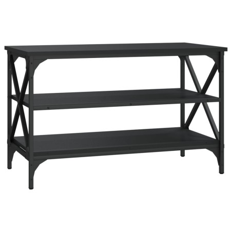 vidaXL TV-Schrank Schwarz 80x40x50 cm Holzwerkstoff