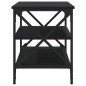 vidaXL TV-Schrank Schwarz 80x40x50 cm Holzwerkstoff vidaXL TV-Schrank Schwarz 80x40x50 cm Holzwerkstoff
