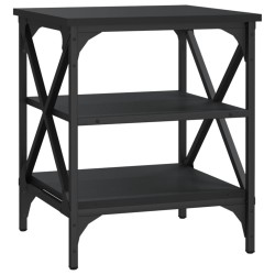 vidaXL Beistelltisch Schwarz 40x42x50 cm Holzwerkstoff