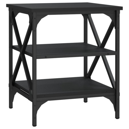 vidaXL Beistelltisch Schwarz 40x42x50 cm Holzwerkstoff