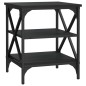 vidaXL Beistelltisch Schwarz 40x42x50 cm Holzwerkstoff vidaXL Beistelltisch Schwarz 40x42x50 cm Holzwerkstoff