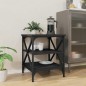vidaXL Beistelltisch Schwarz 40x42x50 cm Holzwerkstoff vidaXL Beistelltisch Schwarz 40x42x50 cm Holzwerkstoff