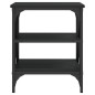 vidaXL Beistelltisch Schwarz 40x42x50 cm Holzwerkstoff vidaXL Beistelltisch Schwarz 40x42x50 cm Holzwerkstoff