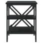 vidaXL Beistelltisch Schwarz 40x42x50 cm Holzwerkstoff vidaXL Beistelltisch Schwarz 40x42x50 cm Holzwerkstoff