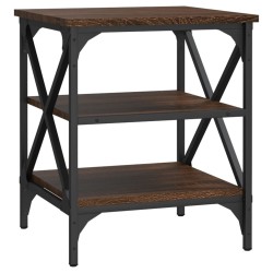 vidaXL Beistelltisch Braun Eichen-Optik 40x42x50 cm Holzwerkstoff