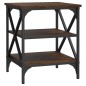 vidaXL Beistelltisch Braun Eichen-Optik 40x42x50 cm Holzwerkstoff vidaXL Beistelltisch Braun Eichen-Optik 40x42x50 cm Holzwerkstoff