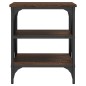 vidaXL Beistelltisch Braun Eichen-Optik 40x42x50 cm Holzwerkstoff vidaXL Beistelltisch Braun Eichen-Optik 40x42x50 cm Holzwerkstoff