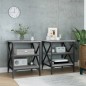 vidaXL Beistelltische 2 Stk. Grau Sonoma 40x42x50 cm Holzwerkstoff vidaXL Beistelltische 2 Stk. Grau Sonoma 40x42x50 cm Holzwerkstoff