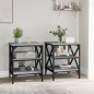 vidaXL Beistelltische 2 Stk. Grau Sonoma 40x42x50 cm Holzwerkstoff vidaXL Beistelltische 2 Stk. Grau Sonoma 40x42x50 cm Holzwerkstoff