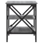 vidaXL Beistelltische 2 Stk. Grau Sonoma 40x42x50 cm Holzwerkstoff vidaXL Beistelltische 2 Stk. Grau Sonoma 40x42x50 cm Holzwerkstoff