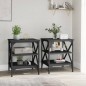 vidaXL Beistelltische 2 Stk. Schwarz 40x42x50 cm Holzwerkstoff vidaXL Beistelltische 2 Stk. Schwarz 40x42x50 cm Holzwerkstoff