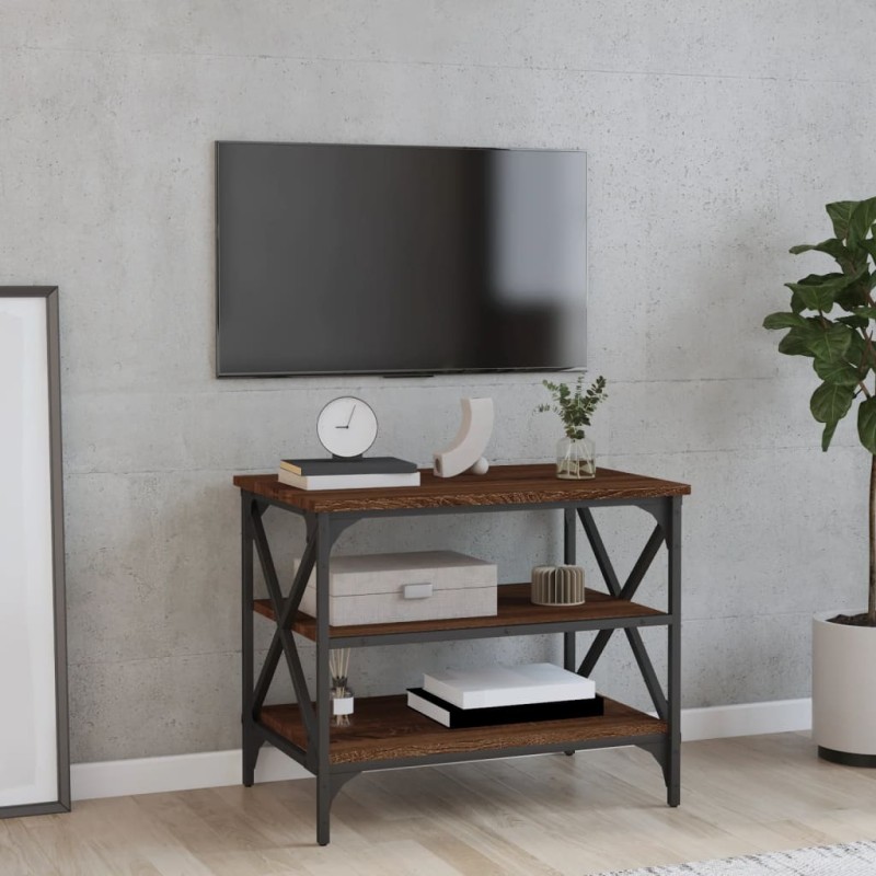 vidaXL TV-Schrank Braun Eichen-Optik 60x40x50 cm Holzwerkstoff vidaXL TV-Schrank Braun Eichen-Optik 60x40x50 cm Holzwerkstoff