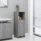 vidaXL Badschrank Grau Sonoma 30x30x95 cm Holzwerkstoff vidaXL Badschrank Grau Sonoma 30x30x95 cm Holzwerkstoff