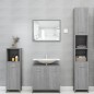 vidaXL Badschrank Grau Sonoma 30x30x95 cm Holzwerkstoff vidaXL Badschrank Grau Sonoma 30x30x95 cm Holzwerkstoff