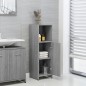 vidaXL Badschrank Grau Sonoma 30x30x95 cm Holzwerkstoff vidaXL Badschrank Grau Sonoma 30x30x95 cm Holzwerkstoff
