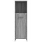 vidaXL Badschrank Grau Sonoma 30x30x95 cm Holzwerkstoff vidaXL Badschrank Grau Sonoma 30x30x95 cm Holzwerkstoff