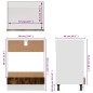 vidaXL Herdumbauschrank Räuchereiche 60x46x81,5 cm Holzwerkstoff vidaXL Herdumbauschrank Räuchereiche 60x46x81,5 cm Holzwerkstoff