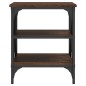 vidaXL Beistelltische 2 Stk. Braun Eichen-Optik 40x42x50 cm vidaXL Beistelltische 2 Stk. Braun Eichen-Optik 40x42x50 cm