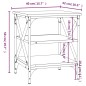 vidaXL Beistelltische 2 Stk. Braun Eichen-Optik 40x42x50 cm vidaXL Beistelltische 2 Stk. Braun Eichen-Optik 40x42x50 cm