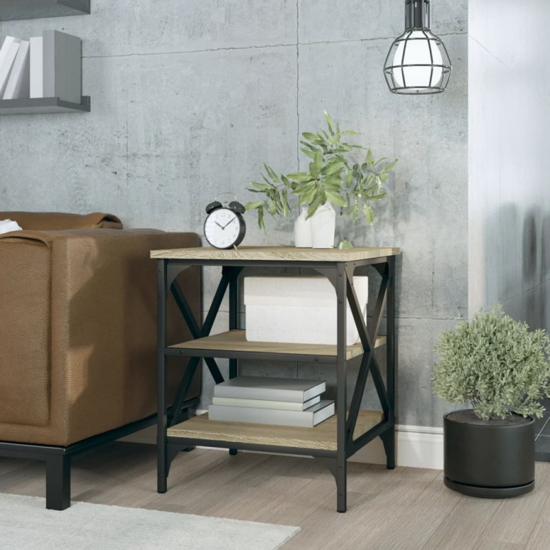 vidaXL Beistelltisch Sonoma-Eiche 40x42x50 cm Holzwerkstoff vidaXL Beistelltisch Sonoma-Eiche 40x42x50 cm Holzwerkstoff