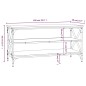 vidaXL TV-Schrank Sonoma-Eiche 100x40x50 cm Holzwerkstoff vidaXL TV-Schrank Sonoma-Eiche 100x40x50 cm Holzwerkstoff