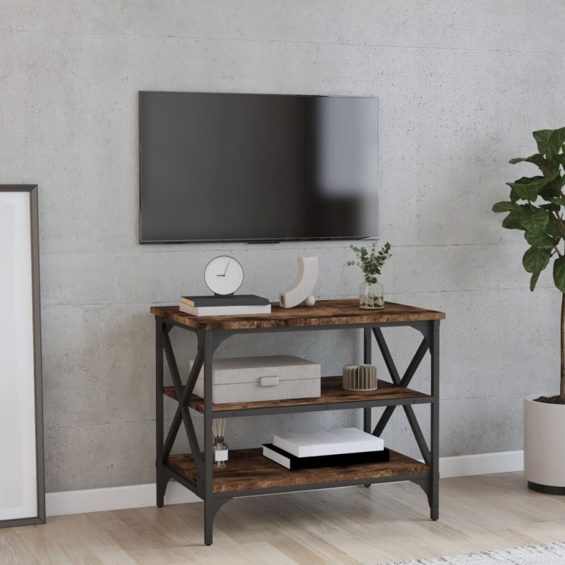 vidaXL TV-Schrank Räuchereiche 60x40x50 cm Holzwerkstoff vidaXL TV-Schrank Räuchereiche 60x40x50 cm Holzwerkstoff