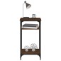 vidaXL Beistelltisch Braun Eichen-Optik 40x30x75 cm Holzwerkstoff vidaXL Beistelltisch Braun Eichen-Optik 40x30x75 cm Holzwerkstoff