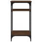 vidaXL Beistelltisch Braun Eichen-Optik 40x30x75 cm Holzwerkstoff vidaXL Beistelltisch Braun Eichen-Optik 40x30x75 cm Holzwerkstoff
