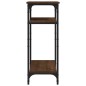 vidaXL Beistelltisch Braun Eichen-Optik 40x30x75 cm Holzwerkstoff vidaXL Beistelltisch Braun Eichen-Optik 40x30x75 cm Holzwerkstoff