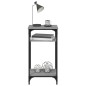 vidaXL Beistelltisch Grau Sonoma 40x30x75 cm Holzwerkstoff vidaXL Beistelltisch Grau Sonoma 40x30x75 cm Holzwerkstoff