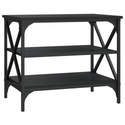 vidaXL TV-Schrank Schwarz 60x40x50 cm Holzwerkstoff