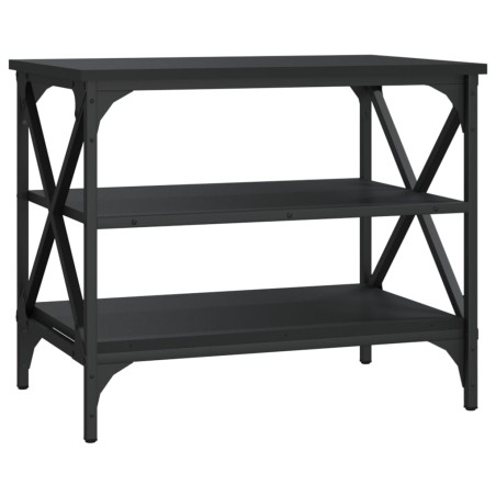 vidaXL TV-Schrank Schwarz 60x40x50 cm Holzwerkstoff