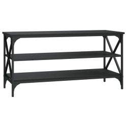 vidaXL TV-Schrank Schwarz 100x40x50 cm Holzwerkstoff