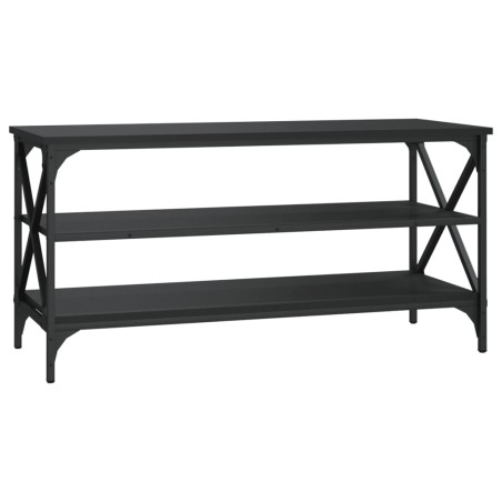 vidaXL TV-Schrank Schwarz 100x40x50 cm Holzwerkstoff