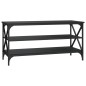 vidaXL TV-Schrank Schwarz 100x40x50 cm Holzwerkstoff vidaXL TV-Schrank Schwarz 100x40x50 cm Holzwerkstoff