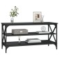 vidaXL TV-Schrank Schwarz 100x40x50 cm Holzwerkstoff vidaXL TV-Schrank Schwarz 100x40x50 cm Holzwerkstoff