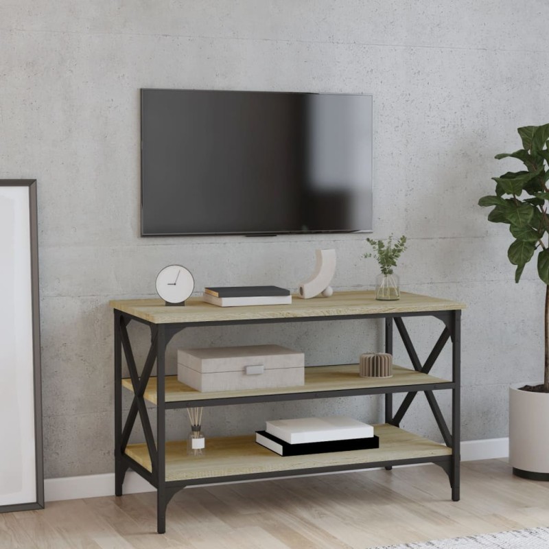 vidaXL TV-Schrank Sonoma-Eiche 80x40x50 cm Holzwerkstoff vidaXL TV-Schrank Sonoma-Eiche 80x40x50 cm Holzwerkstoff
