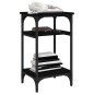 vidaXL Beistelltisch Schwarz 35x30x60 cm Holzwerkstoff vidaXL Beistelltisch Schwarz 35x30x60 cm Holzwerkstoff