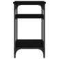 vidaXL Beistelltisch Schwarz 35x30x60 cm Holzwerkstoff vidaXL Beistelltisch Schwarz 35x30x60 cm Holzwerkstoff