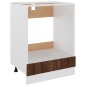 vidaXL Herdumbauschrank Braun Eichen-Optik 60x46x81,5 cm Holzwerkstoff vidaXL Herdumbauschrank Braun Eichen-Optik 60x46x81,5 cm Holzwerkstoff