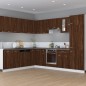vidaXL Herdumbauschrank Braun Eichen-Optik 60x46x81,5 cm Holzwerkstoff vidaXL Herdumbauschrank Braun Eichen-Optik 60x46x81,5 cm Holzwerkstoff
