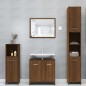 vidaXL Badschrank Braun Eichen-Optik 30x30x95 cm Holzwerkstoff vidaXL Badschrank Braun Eichen-Optik 30x30x95 cm Holzwerkstoff