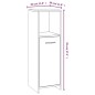 vidaXL Badschrank Braun Eichen-Optik 30x30x95 cm Holzwerkstoff vidaXL Badschrank Braun Eichen-Optik 30x30x95 cm Holzwerkstoff
