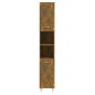 vidaXL Badschrank Räuchereiche 30x30x179 cm Holzwerkstoff vidaXL Badschrank Räuchereiche 30x30x179 cm Holzwerkstoff