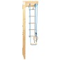 vidaXL Sprossenwand Set mit Strickleiter Turnringe Holz vidaXL Sprossenwand Set mit Strickleiter Turnringe Holz