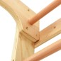 vidaXL Sprossenwand Set mit Strickleiter Turnringe Holz vidaXL Sprossenwand Set mit Strickleiter Turnringe Holz