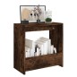 vidaXL Beistelltisch Räuchereiche 50x26x50 cm Holzwerkstoff vidaXL Beistelltisch Räuchereiche 50x26x50 cm Holzwerkstoff