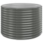 vidaXL Hochbeet Pulverbeschichteter Stahl 100x100x68 cm Grau vidaXL Hochbeet Pulverbeschichteter Stahl 100x100x68 cm Grau