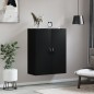 vidaXL Wandschrank Schwarz 69,5x34x90 cm Holzwerkstoff vidaXL Wandschrank Schwarz 69,5x34x90 cm Holzwerkstoff